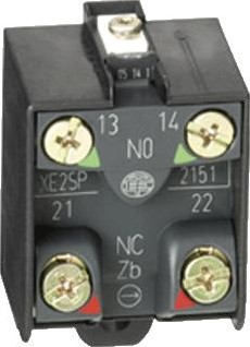 SCHNEIDER ELECTRIC CONTACTELEMENT VOOR 1-STAPSSCHAKELAAR NC+NO (1 CONTACT) XE2SP2151