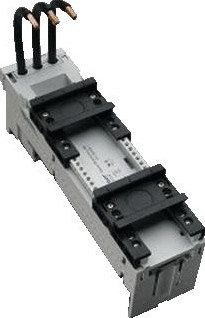 WOHNER EQUES STROOMRAILADAPTER AANSLUITING RAILKOPER GENORMALISEERDE RAILKOPER DRAAGRAILUITRUSTING 2DRAAGRAILS AANSLUITING RONDE KABELADERS 10MM2 UITVOERING ELEKTRISCHE AANSLUITING ROND 32412