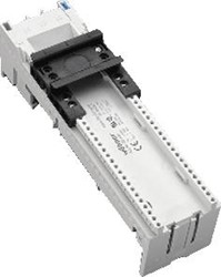 WOHNER EQUES STROOMRAILADAPTER AANSLUITING RAILKOPER GENORMALISEERDE RAILKOPER DRAAGRAILUITRUSTING 1DRAAGRAIL AANSLUITING RONDE KABELADERS 16MM2 UITVOERING ELEKTRISCHE AANSLUITING RONDE 32466