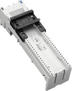 WOHNER EQUES STROOMRAILADAPTER AANSLUITING RAILKOPER GENORMALISEERDE RAILKOPER DRAAGRAILUITRUSTING 1DRAAGRAIL AANSLUITING RONDE KABELADERS 16MM2 UITVOERING ELEKTRISCHE AANSLUITING RONDE 32466