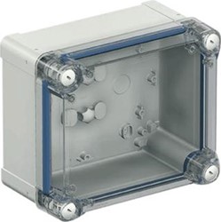 SCHNEIDER ELECTRIC TBS / TBP DOOS ABS + TRANSP. DEKSEL 291X241X128MM IP66 / IK07 RAL7035 NSYTBS292412HT