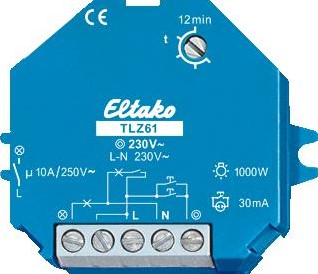 ELTAKO INBOUW TRAPPENHUISAUTOMAAT 230V TLZ61 TLZ61NP-230V