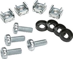 SCHNEIDER ELECTRIC ACTASSI SCHROEF M6 VOOR VIERKANT 9,5MM MET RINGEN EN KOOIMOEREN 50 STUKS NSYGFR95M65
