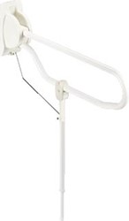 HANDICARE HULPPOOTSET VOOR OPKLAPBARE TOILETBEUGEL RVS WIT LI26143004-02 LI2614-3004-02 LI2614.3004-02