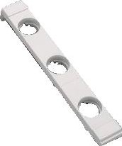 WOHNER CUSTO AFDEKKING D0-ZEKERINGHOUDER 3 POLEN DIN-GROOTTE D02 UITVOERING AFDEKSTROOK 01980