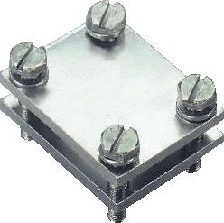 WOHNER CRITO AANSLUITKLEM STROOMRAIL STROOMRAILDIKTE 5 10MM STROOMRAILBREEDTE 25MM BREEDTE KLEM 40MM GESCHIKT VOOR AANSLUITING BANDGELED MAX. ADERDOORSNEDE 240MM2 MAX. NOM. BEDRIJFSSTRO 01996