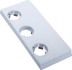 WOHNER CUSTO AFDEKKING D0-ZEKERINGHOUDER 2 POLEN DIN-GROOTTE D02 UITVOERING AFDEKSTROOK 31072