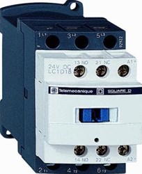 SCHNEIDER ELECTRIC TESYS D CONTACTOR 3M AC-3 440V/18A 1M/1V SPOEL: 24V AC LC1D18B7