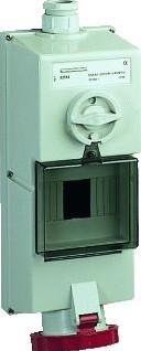 SCHNEIDER ELECTRIC PRATIKA WCD VERGRENDELBAAR 3P+A 63A 380-415VAC 6H IP65 82782