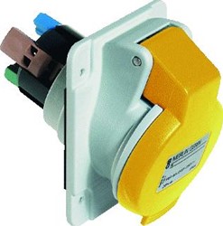 SCHNEIDER ELECTRIC PRATIKA CONTACTDOOS FAST GEHOEKT 2P+A 32A 100-130V AC 4H IP44 PKY32F413