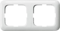 ABB BUSCH JAEGER REFLEX SI 2-VOUDIG AFDEKRAAM MONTAGE VERT-HORI-KLEM GLANS WIT RAL9010 KUNSTSTOF IP20 2CKA001725A0936