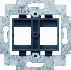ABB BUSCH JAEGER DRAAGRING 2X MODULAIR JACK ROOD 2CKA001753A8055