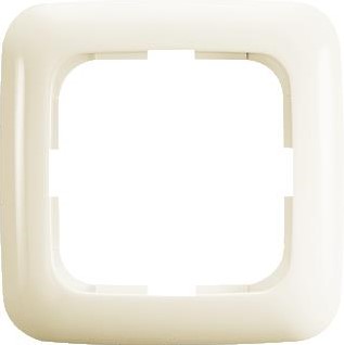 ABB BUSCH JAEGER SI 1-VOUDIG AFDEKRAAM MONTAGE VERT-HORI-KLEM GLANS CREME RAL1013 KUNSTSTOF IP20 2CKA001725A0613