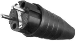 KERAF STEKKER-CONTACTSTOP RANDAARDE VOLRUBBER 104446