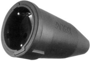 KERAF KOPPELCONTACTSTOP RANDAARDE RUBBER 104460