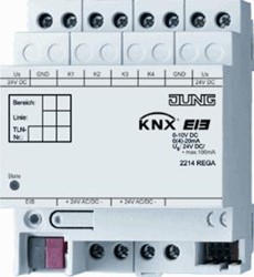 JUNG INSTABUS ANALOGE INGANG 4-VOUDIG 2214REGA