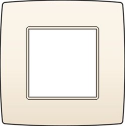NIKO ENKELVOUDIGE AFDEKPLAAT, NIKO ORIGINAL CREAM 100-76100 100-76100