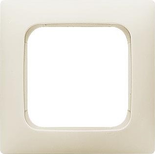 ABB BUSCH JAEGER SI 1-VOUDIG AFDEKRAAM OOK VOOR WANDGOOT MONTAGE VERT-HORI-KLEM GLANS CREME RAL1013 KUNSTSTOF IP20 2CKA001725A1489