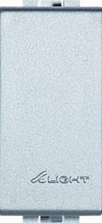 LEGRAND BLINDPLAAT LIVINGLIGHT 1 MODULE ALUMINIUM