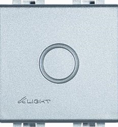LEGRAND BLINDPLAAT LL 2MOD. ALU.MET UITDRUKBARE AFSLUITING DIA 14MM