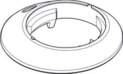 GROHE COSTA KRAANROZET CHROOM BUITENDIAMETER 50MM KLEMMEND 48004000