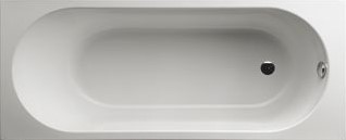 VILLEROY & BOCH O.NOVO ACRYL RECHTHOEKIG LIGBAD 1700X700X450MM WIT ALPIN UBA177CAS2V-01