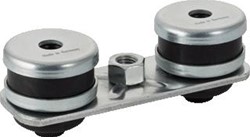 GEBERIT PE PLUVIA BEVESTIGINGSPLAAT 2X M10 359-145-26-1 359.145.26.1