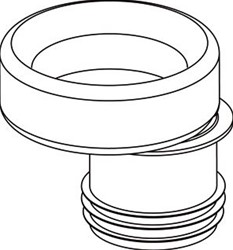 WISA 8B W CLOSETAANSLUITSTUK RECHT KUNSTSTOF WIT LENGTE 119MM UITWENDIGE AANSLUITDIAMETER 78 86MM UITWENDIGE BUISDIAMETER AANSLUITING 100MM EXCENTRISCH SPRONG 28MM STEEKMAAT 68.5MM 8040305008