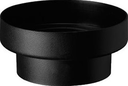 UBBINK VERLOOP 166MM NAAR 150MM ZWART 0542426