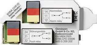 GIRA MODULE RELAIS ROOKMELDER DUAL 234000