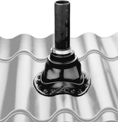 UBBINK FLEXUB FLEXIBEL DAKDOORVOERMANCHET VOOR GEPROFILEERDE DAKELEMENTEN 110-200 MM ZWART 0242144