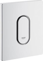 GROHE ARENA COSMOPOLITAN BEDIENINGSPLAAT MECHANISCH URINOIR EENKNOPS 144 X 116 X 12MM KUNSTSTOF ALPINE WIT 38857SH0