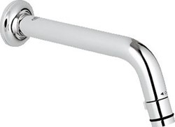 GROHE UNIVERSAL TOILETKRAAN WAND DRAAIMECHANISME 1-GATS BOVENDEEL KERAMISCH 66MM HOOGTE 185MM L-UITLOOP VAST CHROOM 20203000