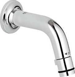 GROHE UNIVERSAL TOILETKRAAN WAND DRAAIMECHANISME 1-GATS BOVENDEEL KERAMISCH 66MM HOOGTE 106MM L-UITLOOP VAST CHROOM 20205000