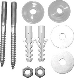 DE BEER WASTAFELBEVESTIGINGSSET M8X80 B10 215200001