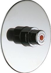 DELABIE TEMPOSTOP DOUCHEKRAAN F1/2 INBOUW 30 SEC MET ROZET RVS 130 749128