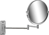 GEESA MIRROR SCHEERSPIEGEL 2 ARMIG NORMAAL EN 5X VERGROTEND DOORSNEDE 200 MM 911076