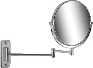 GEESA MIRROR SCHEERSPIEGEL 2 ARMIG NORMAAL EN 5X VERGROTEND DOORSNEDE 200 MM 911076