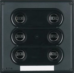 EATON VEILIGHEDENKAST MET ISOCOUPE 6X 25A DIAZED DII 220X220MM 1959202