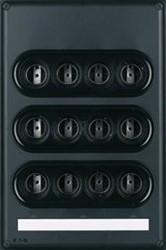 EATON VEILIGHEDENKAST MET ISOCOUPE 12X 25A DIAZED DII 330X220MM 1959204