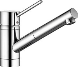 KLUDI SCOPE 1-GATS KEUKENKRAAN MET DRAAIBARE UITTREKBARE UITLOOP CHROOM 339310575