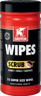 GRIFFON REINIGINGSMIDDEL KIT/LIJM REINIGER FYSIEKE VORM DOEKJES VERPAKKING BLIK