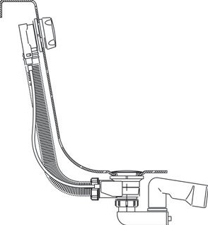 WISA BADAFVOERCOMBINATIE KUNSTSTOF CHROOM DIAMETER AFVOERPLUG 1.1/4 DIAMETER OVERLOOP 1.1/4 UITWENDIGE BUISDIAMETER AFVOER 40MM AANSLUITING AFVOER BUISEIND AANSLUITING SIFON-AFVOERPLUG  5050401129