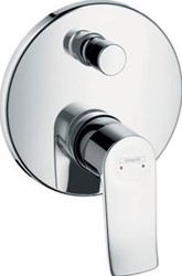 HANSGROHE METRIS AFBOUWDEEL EENGREEPS MET OMSTEL TBV BAD (IN MUUR) CHROOM 31487000