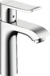 HANSGROHE METRIS WASTAFELMENGKRAAN EENGREEPS 1-GATS UITLOOP: VAST CHROOM 31084000