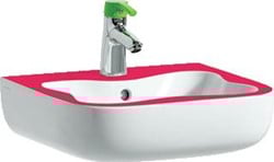 LAUFEN FLORAKIDS WASTAFEL 45CM MET KRAANGAT W-ROOD H8150310621041