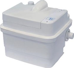 SANIBROYEUR SANICUBIC OPVOERINSTALLATIE AFVALWATER EENPOMPS SANICUBIC 1 EXPERT-LINE 460X426X346MM MET EXTERN VISUEEL ALARMDISPLAY (BEKABELD) 005208 CUBIC1IP68NM