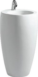 LAUFEN ALESSI ONE VRIJSTAANDE WASTAFEL MET KRAANGAT LCC WIT H8119724001041