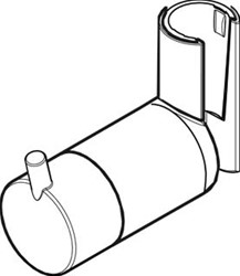 HANSGROHE SCHUIFSTUK VOOR GLIJSTANG UNICA S PURO CHROOM 97651000