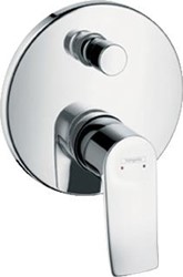 HANSGROHE METRIS AFBOUWDEEL EENGREEPS MET OMSTEL TBV BAD (IN MUUR) CHROOM 31493000